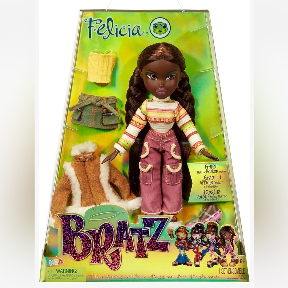 Felicia Doll with Brown Hair and Pink Outfit